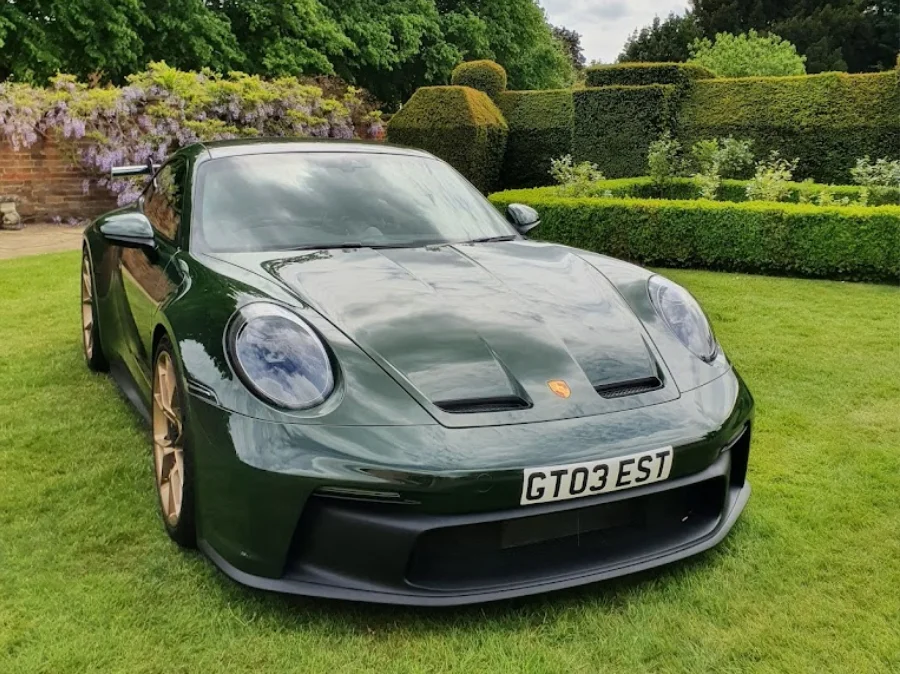 Porsche by the lake