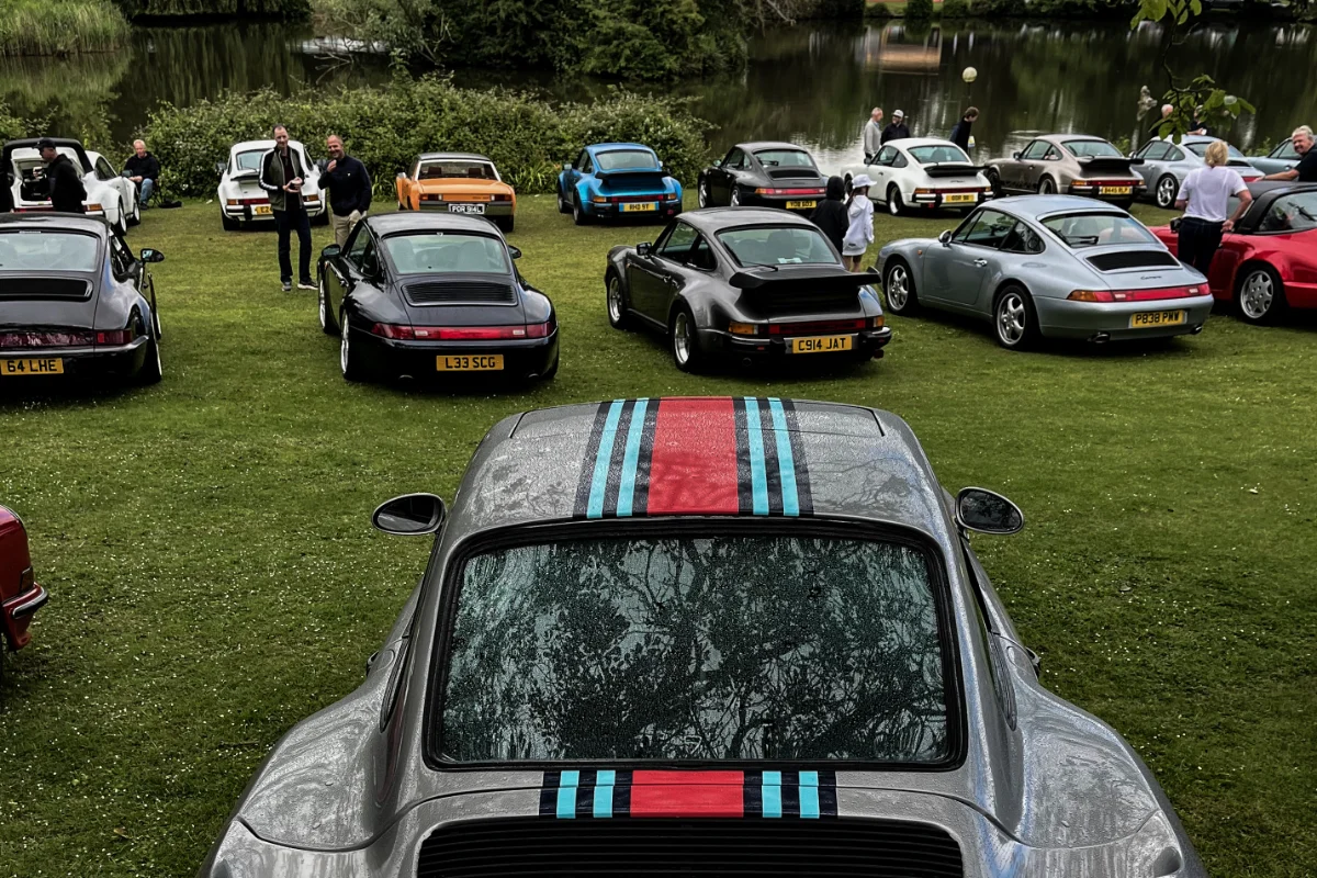 Porsche by the lake